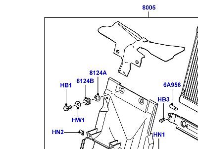 302ABXE РАДИАТОР, РАСШРИТЕЛЬНЫЙ БАЧОК ОХЛАЖДАЮЩЕЙ ЖИДКОСТИ 4.4L DOHC ДИЗЕЛЬ V8 DITC ДОПОЛНИТЕЛЬНО  Range Rover (L322)