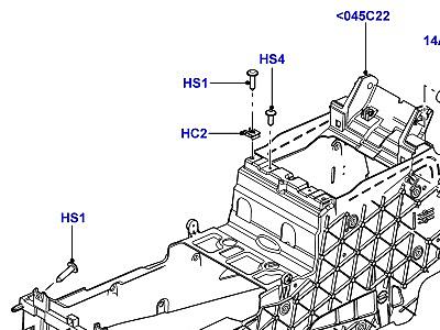 509AIR НАПОЛЬНАЯ КОНСОЛЬ ДЛЯ ДЕРЖАТЕЛЯ В СБОРЕ ВНУТРЕННИЕ ЭЛЕМЕНТЫ  Range Rover (L322)