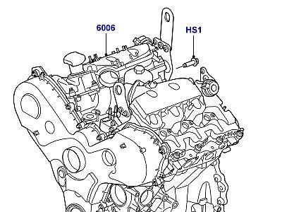300AAB3 СЕРВИСНЫЙ ДВИГАТЕЛЬ И НЕУКОМПЛЕКТОВАНЫЙ БЛОК ЦИЛИНДРОВ 2.7 ДИЗЕЛЬ V6  Range Rover Sport (L320)