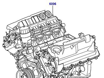 300AADH СЕРВИСНЫЙ ДВИГАТЕЛЬ И НЕУКОМПЛЕКТОВАНЫЙ БЛОК ЦИЛИНДРОВ 5.0L OHC SGDI NA V8 БЕНЗИН  Range Rover Sport (L320)