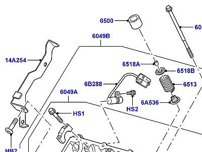 300AAIF ГОЛОВКА ЦИЛИНДРОВ 4.4 AJ БЕНЗИН V8  Range Rover Sport (L320)