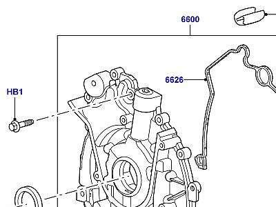 301AAU6 МАСЛЯНЫЙ НАСОС 3.0 ДИЗЕЛЬ 24V DOHC TC  Range Rover Sport (L320)