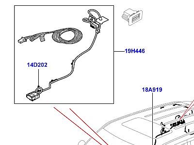 418AGR ЭЛЕКТРОПРОВОДКА КУЗОВА И ЗАДКА АУДИО/НАВИГАЦИЯ/РАЗВЛЕЧЕНИЯ  Range Rover Sport (L320)