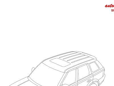 501ABB ПЕРЕГОРОДКА И ПЕРЕДНИЕ КРЫЛЬЯ AUTOBIOGRAPHY SPORT LE  Range Rover Sport (L320)