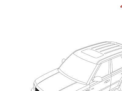 514AKN РЕШЕТКА РАДИАТОРА И ПЕРЕДНИЙ БАМПЕР  Range Rover Sport (L320)