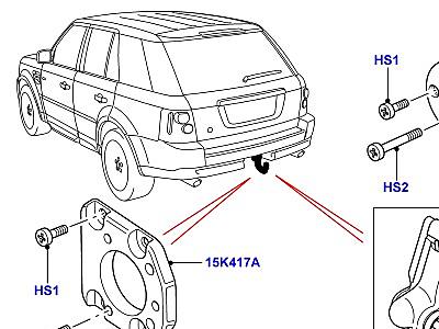 518ALW БУКСИРОВОЧНАЯ БАЛКА  Range Rover Sport (L320)