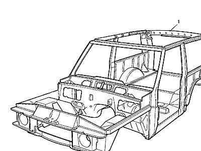 C01005 КАРКАС КУЗОВА  Range Rover Classic