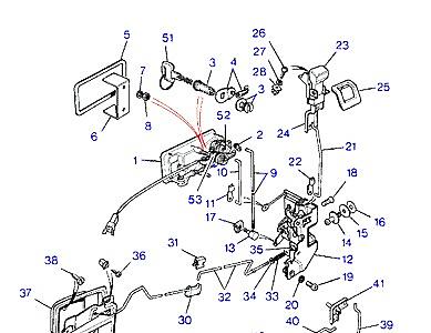 C01075 DOOR LOCKS FRONT - HEATED  Range Rover Classic