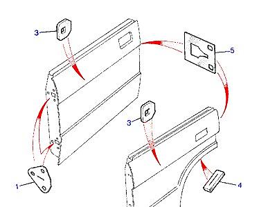 C01110 DOOR SEALS  Range Rover Classic