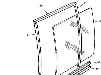 C01125 FRONT DOOR В СБОРЕ  Range Rover Classic