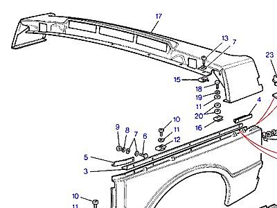 C01160 FRONT WINGS & DECK PANEL  Range Rover Classic