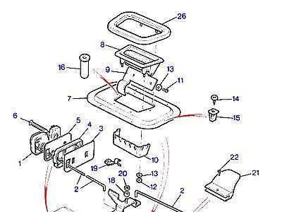 C01200 LOCK LOWER TAILGATE-FROM (V) DA274121 (2DR) & (V) DA273923 (4DR)  Range Rover Classic