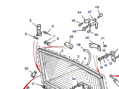 C01310 TAILGATE В СБОРЕ -UPPER  Range Rover Classic