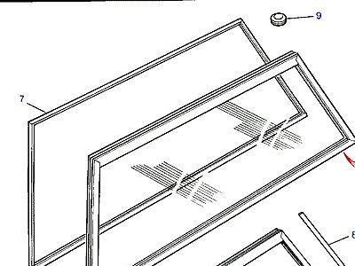 C01335 WINDOW FRAME REAR  Range Rover Classic