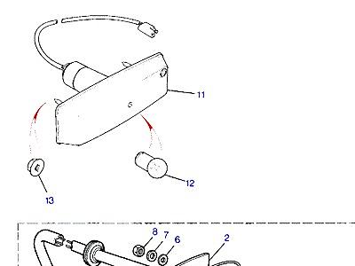 D08070 SIDE REPEATERS  Range Rover Classic
