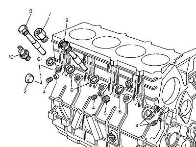 G02045 CYLINDER BLOCK COMPONENTS  Range Rover Classic