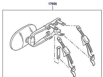 105ADD БУКСИРОВОЧНОЕ ОБОРУДОВАНИЕ MIRRORS АКСЕССУАРЫ  Range Rover Evoque (L538)