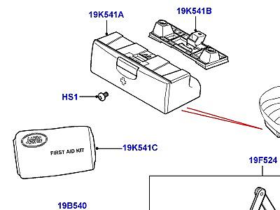 101AAS АВАРИЙНОЕ И ЗАЩИТНОЕ ОБОРУДОВАНИЕ ВНУТРЕННИЕ ЭЛЕМЕНТЫ  Range Rover (L322)