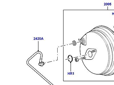 216AFI УСИЛИТЕЛЬ ТОРМОЗОВ  Range Rover (L322)