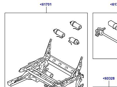 507AGB ОСНОВАНИЕ ПЕРЕДНЕГО СИДЕНЬЯ POWER SEAT  Range Rover (L322)