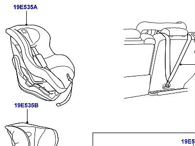 507AHR ДЕТСКОЕ СИДЕНЬЕ АКСЕССУАРЫ  Range Rover (L322)