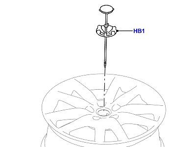 203ABY ДЕРЖАТЕЛЬ ЗАПАСНОГО КОЛЕСА  Range Rover (L405)