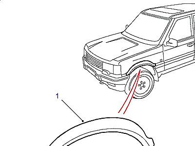 A01015 EXTERIOR PROTECTION  Range Rover (P38)