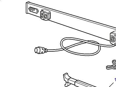 A01020 EXTERNAL CARRYING EQUIPMENT-REAR  Range Rover (P38)