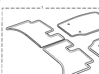 A01030 INTERIOR PROTECTION-MATS  Range Rover (P38)