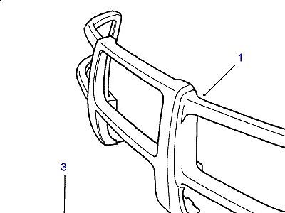 A01050 NUDGE BARS  Range Rover (P38)