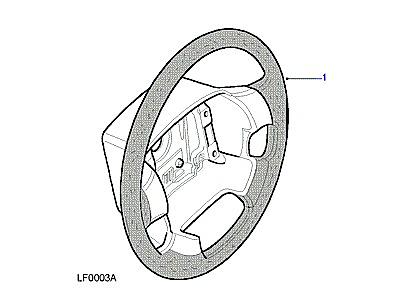 A01100 STEERING WHEEL-WOOD  Range Rover (P38)