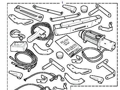 A01120 WINCH-XD9000I  Range Rover (P38)