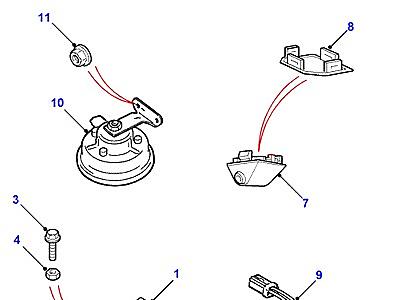 D02020 ALARMS & REMOTE LOCKING-TO (V) MA316175  Range Rover (P38)