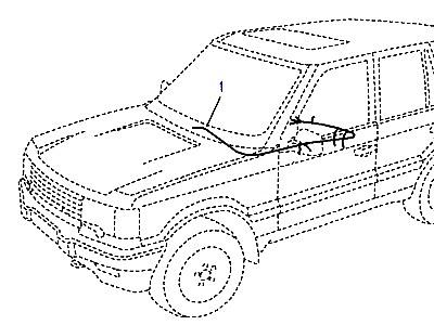 D03090 HARNESS- КОРОБКА ПЕРЕДАЧ  Range Rover (P38)