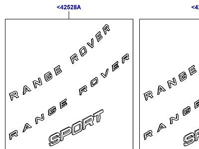 100AAC ПАСПОРТНЫЕ ТАБЛИЧКИ СТРАНИЦА В  Range Rover Sport (L320)