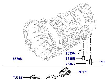 313AGHL БЛОК КЛАП.-ГЛ.БЛОК УПР.И СЕРВОБЛ. 6 SPEED AUTOMATIC (ZF)  Range Rover Sport (L320)