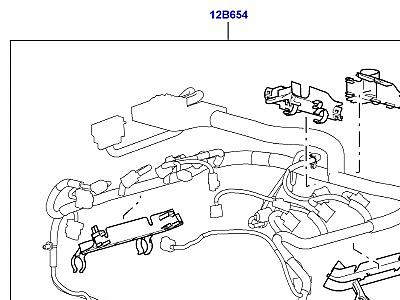 418AHB ЗАЖИМЫ ЭЛЕКТРОПРОВОДКИ  Range Rover Sport (L320)