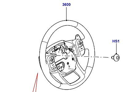 220AGF РУЛЕВОЕ КОЛЕСО  Range Rover Sport (L494)