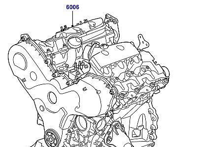 300AAD6 СЕРВИСНЫЙ ДВИГАТЕЛЬ И НЕУКОМПЛЕКТОВАНЫЙ БЛОК ЦИЛИНДРОВ 3.0 ДИЗЕЛЬ 24V DOHC TC  Range Rover Sport (L494)