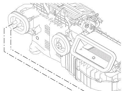 401AAZ ШЛАНГИ ОТОПИТЕЛЯ ПЕРЕДНИЙ  Range Rover Sport (L494)