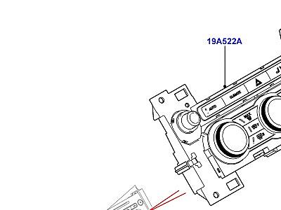 403ACD ОРГАНЫ УПРАВЛЕНИЯ ОТОПИТЕЛЕМ И КОНДИЦИОНЕРОМ  Range Rover Sport (L494)